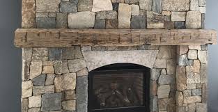 Modern Rustic Fireplace Interior Stone