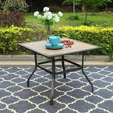 Patio Dining Table Square Outdoor