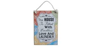 Endless love and laundry sign. Dick Smith Country Printed Quality Wooden Sign House Love Laundry Plaque Home Garden Home Decor Plaques Signs Home Garden Home Decor