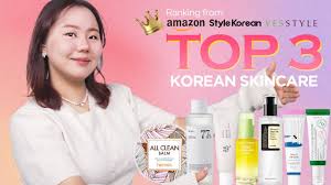 top 3 ranking skincare in korea