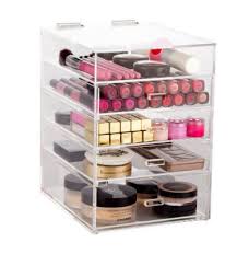 acrylic makeup organizer the makeup