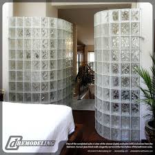 Curved Glass Block Walls Traditional
