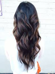 This will really liven up your black hair and accentuate the texture and movement beautifully! Black Hair With Blonde Highlights For 2018 Hairstyles Hair Styles Black Hair Balayage Balayage Hair