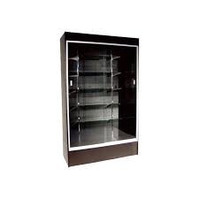 Black Wall Unit Display Case With Puck