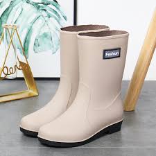 rain shoes women short rain boots for