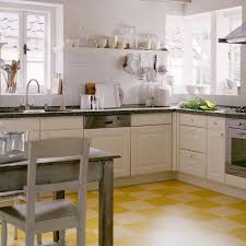 linoleum flooring in the kitchen