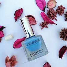 colorbar luxe nail lacquer blue sky