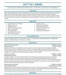    Retail Manager Resumes   Free Sample  Example  Format   Free     Retail Customer Service Resume   Resume Template Info