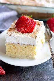 The Best Tres Leches Cake Recipe gambar png