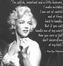 I make mistakes, i am out of control and at times hard to handle. Marilyn Monroe Love Quotes Picture Canvas Wall Art 20 X20 Ebay