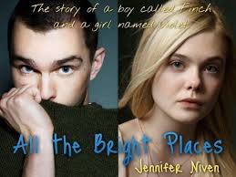 This book talks about suicide. All The Bright Places By Jennifer Niven