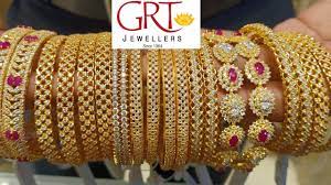grt jewellers stone bangles collection