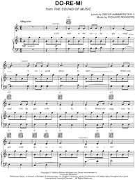 Edelweiss from the sound of music beginner big note piano. Do Re Mi From The Sound Of Music Sheet Music In C Major Transposable Download Print Sku Mn0104323