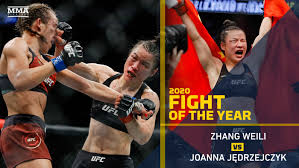 Wibbitz las mejores historias en español. Mma Fighting S 2020 Fight Of The Year Zhang Weili Vs Joanna Jedrzejczyk Mma Fighting