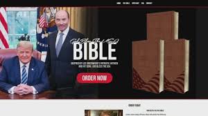 Donald Trump selling Bibles amid legal troubles