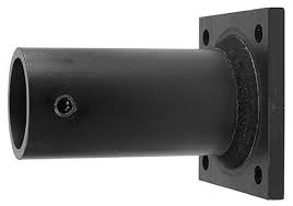 Wall Mount For 1 5 Sch 40 Pipe Black