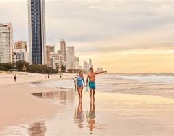 in surfers paradise with kids