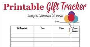 holidays celebrations gift tracker