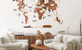 Wooden World Map Wall Art Archives