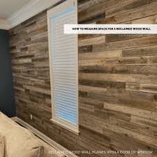 Measure Space For A Reclaimed Wood Wall