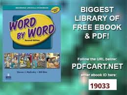Word By Word Picture Dictionary Beginning Lifeskills Workbook
