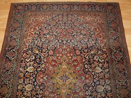 antique persian kashan rug of