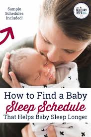 6 tried and true baby sleep schedules
