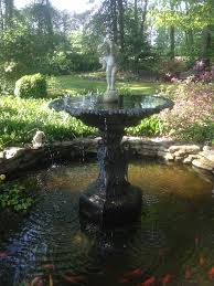 19th C J W Fiske 48 Egret Fountain