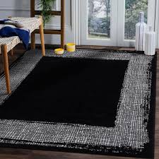 beverly rug 8 x 10 black cream na bordered indoor area rug