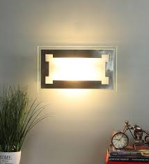 frosted glass wall light by