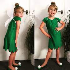 It was by far the easiest dress up apron i've ever put together. Make Your Own Easy Cheap Tinkerbell Costume Easy Kids Costumes Diy Costumes Kids Tinker Bell Costume