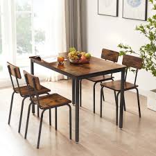 5 piece dining room table set compact