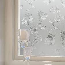 40cmx200cm Modern Flower Pattern Glass