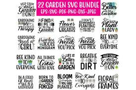 Garden Svg Design Bundle Graphic By Design Store Creative Fabrica