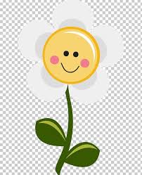 Smiley Flower Common Daisy Png Free