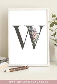 Free Printable Letters Wall Decor