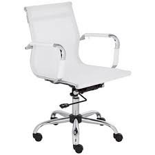 It is a type of stool unfortunately, many standing chairs put pressure on your joints and cause health issues like backaches or joint stiffness. Studio 55d Lealand White And Chrome Low Back Desk Chair Target