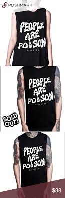 Nwt Killstar People Are Poison Tank Top Goth Punk Nwt