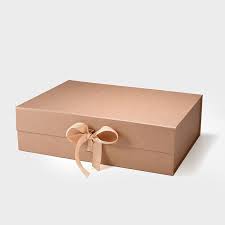 large kraft magnetic gift box with
