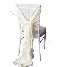 100 ivory chiavari chair cover hood