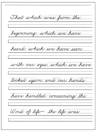 cursive writing pdf