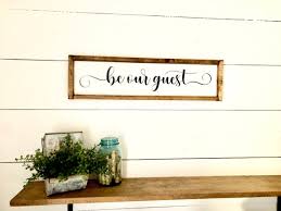 be our guest sign guest room decor