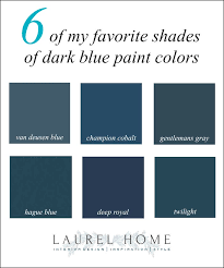 Dark Blue Paint Color