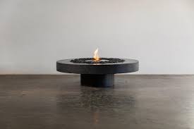 Floating fire pit and bbq. James De Wulf Floating Concrete Fire Pit Table For Sale At 1stdibs