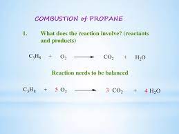 ppt combustion of propane powerpoint