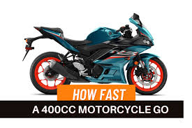 how fast does a 400cc motorcycle go