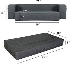 wotu folding bed couch 8 inch