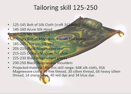 world of warcraft tailoring guide 1