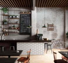 cafe with interiors decoration ideas