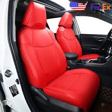 Custom Car Leather Seat Covers Set Kit